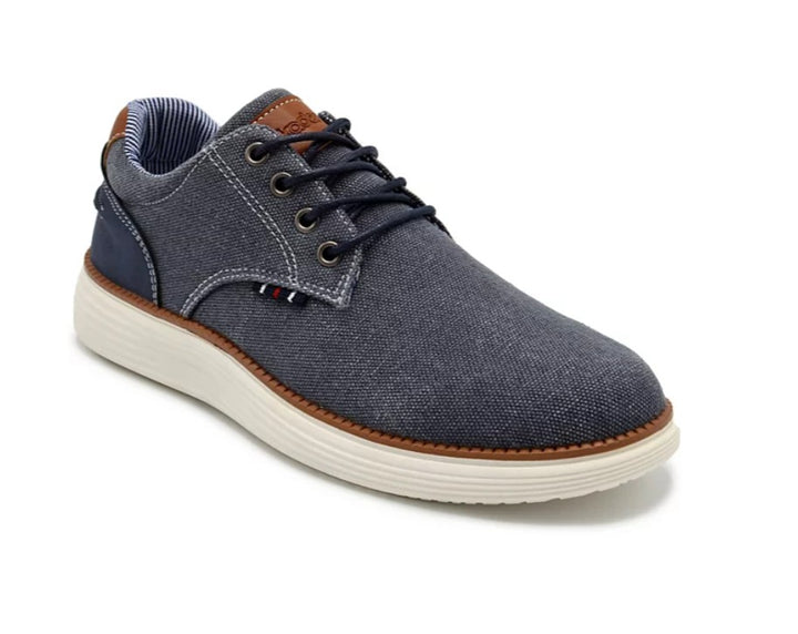 Akademiks Men's Dayton Chambray Casual Shoes Navy Size 9