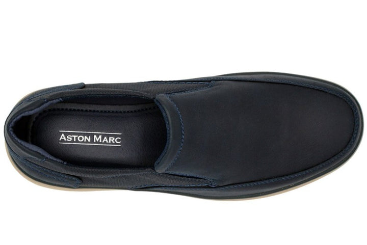 Aston Marc Men’s Comfort Galt Casual Slip-On Shoes Navy Size 8.5 M