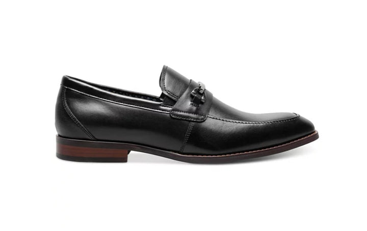 Stacy Adams Men's Kaylor Bit Dress Loafer Shoes Black Size 10 M