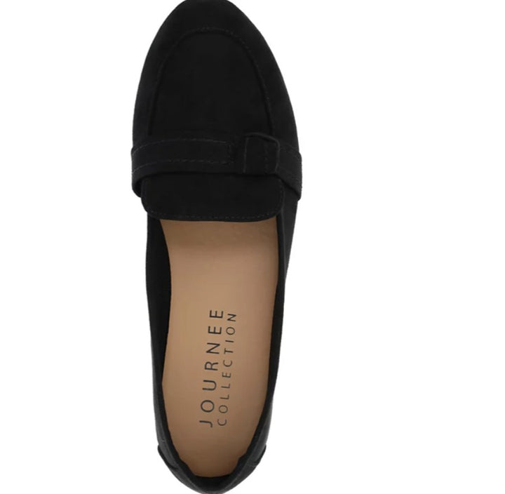Journee Collection Women's Marci Slip On Flats Black Size 7 1/2
