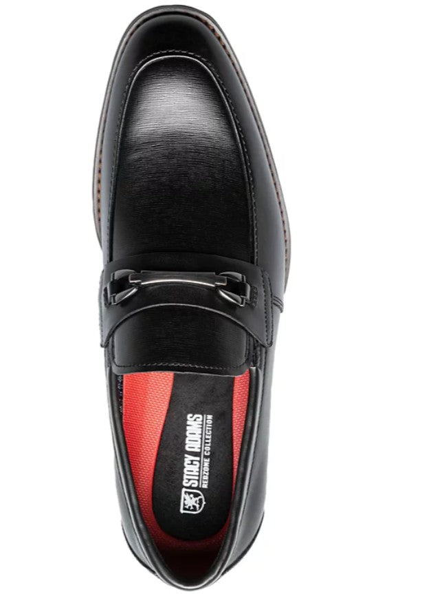 Stacy Adams Men's Kaylor Bit Dress Loafer Shoes Black Size 10 M
