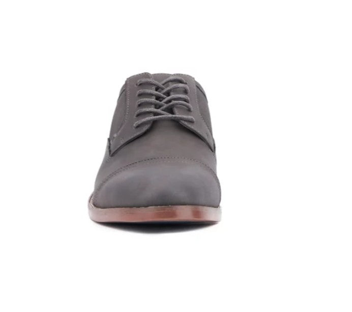 Reserved Footwear Men's Asher Oxford Casual Shoe Charcoal Size 10