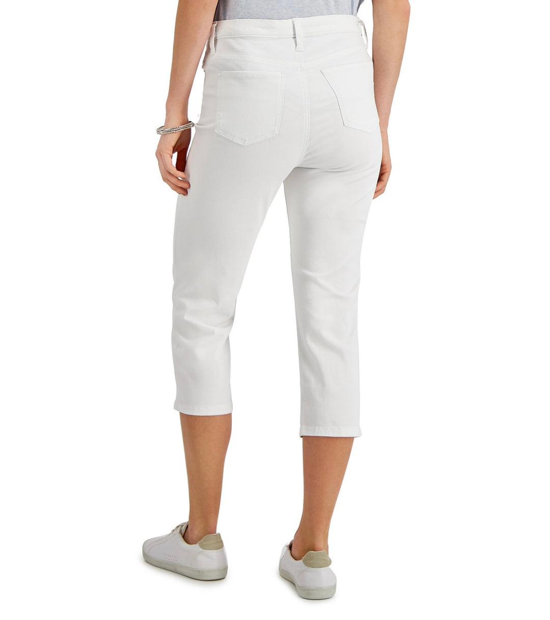 Style & Co. Women's High-Rise Cropped Jeans Bright White Petite Size 8P
