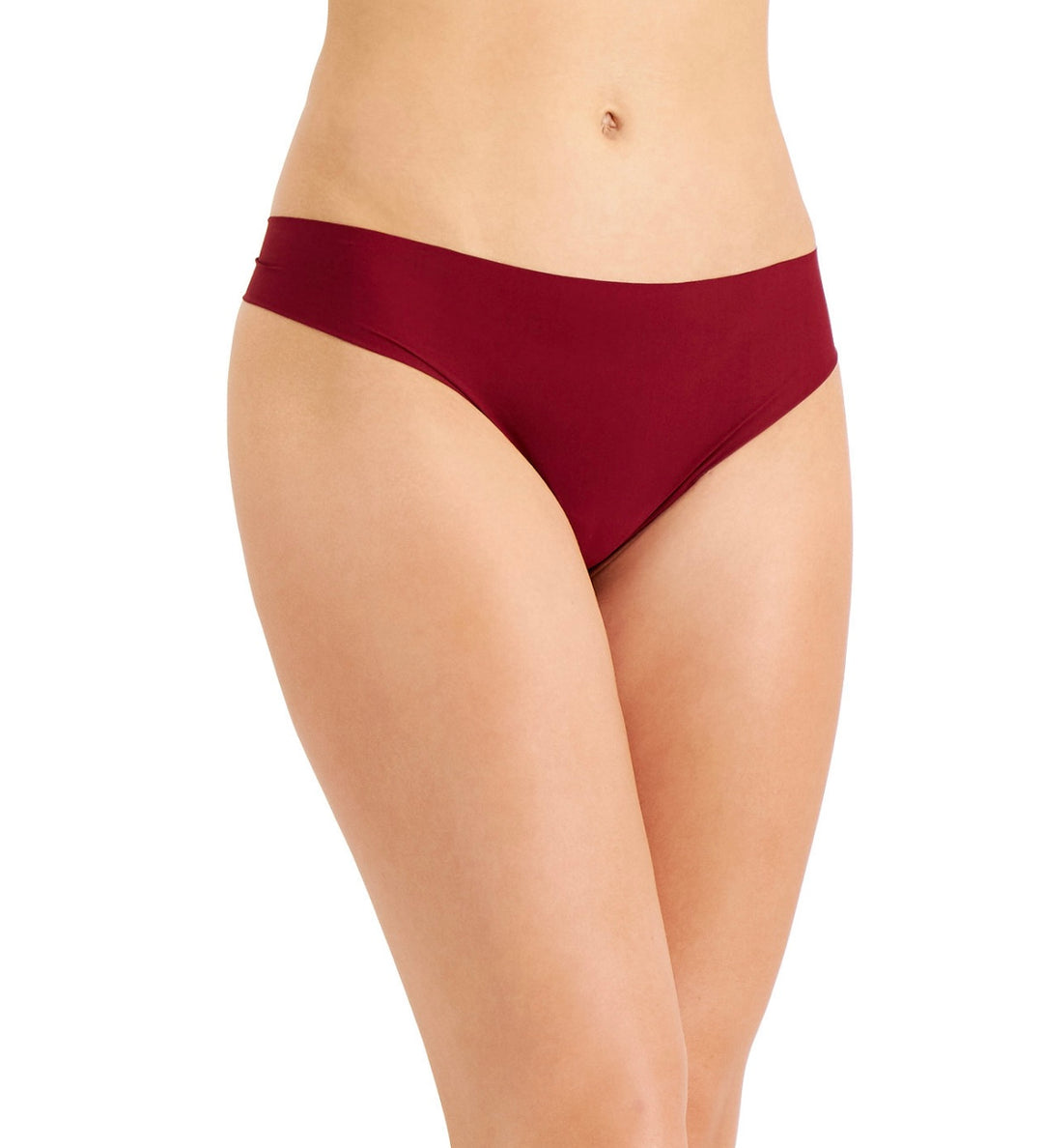 Alfani Women's Laser-Cut Thong Underwear 2-Pk Set Garnet Stone/Black Size XL
