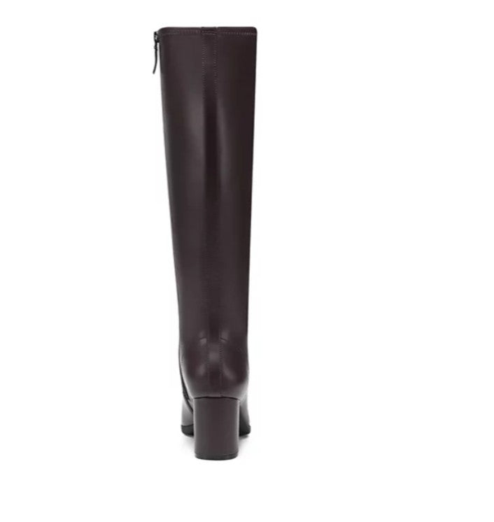 Aerosoles Women's Square Toe Micah Tall Boots Brown Size 6.5