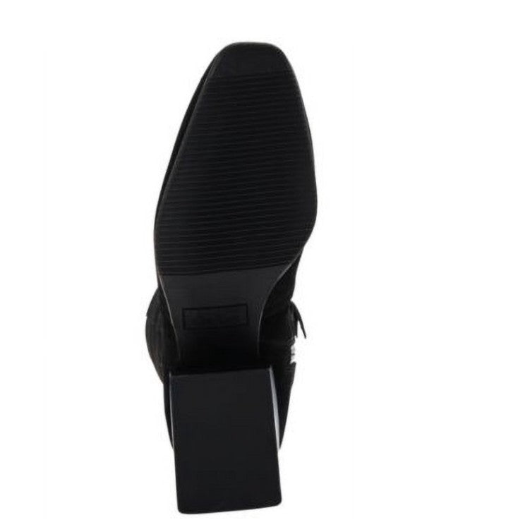 Aqua College Women's Square-Toe Tori Waterproof Booties Black Size 9