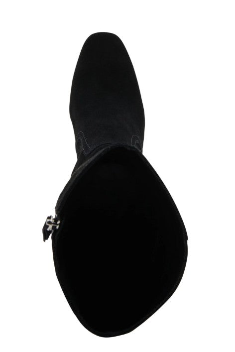 Aqua College Women's Square-Toe Tori Waterproof Booties Black Size 9