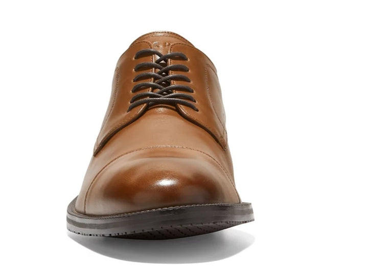 Cole Haan Men's Modern Essentials Cap Oxford Shoes British Tan Size 10 M