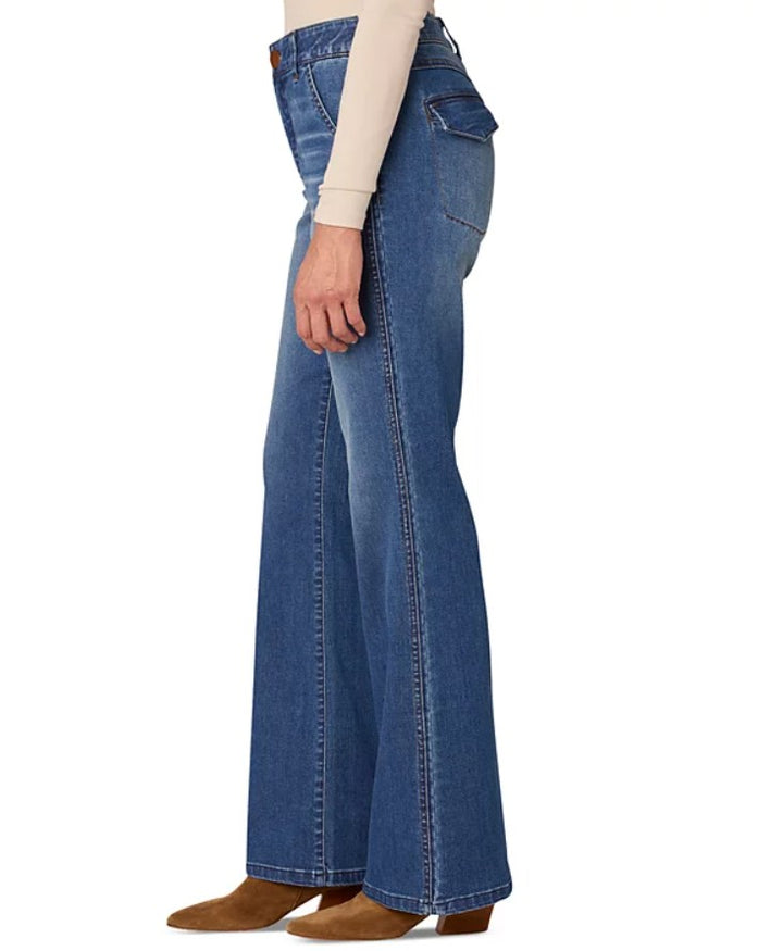 Democracy Women's AbSolution Skyrise Double-Side-Seam Flare Trouser Jeans