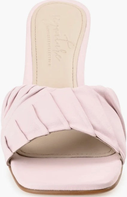 Journee Collection Women's Juliette Faux Leather Dressy Heels Pink Size 8.5