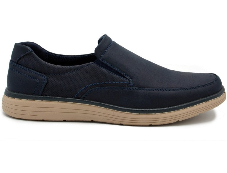 Aston Marc Men’s Comfort Galt Casual Slip-On Shoes Navy Size 8.5 M