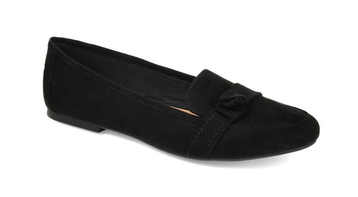 Journee Collection Women's Marci Slip On Flats Black Size 7 1/2