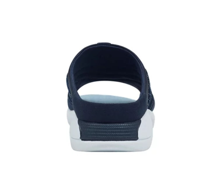 Easy Spirit Women's Traciee Lightweight Flat Easy-On Sandals Dark Blue