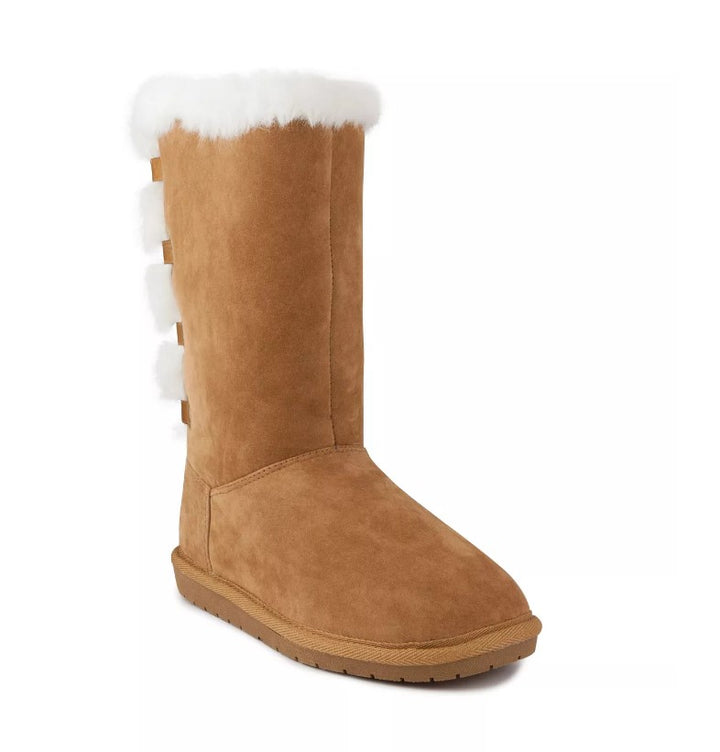 Sugar Women's Panthea Fuzzy Winter Tall Boots Chestnut Size 9
