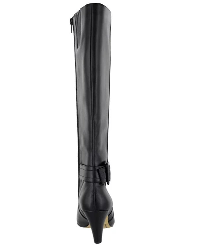Bella Vita Women's Troy II Tall Dress Boots Black Leather Size 11