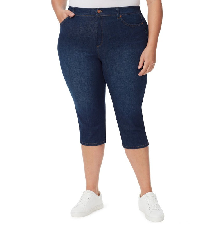 Gloria Vanderbilt Women's Amanda Capri Jeans Madison Plus Size 16W