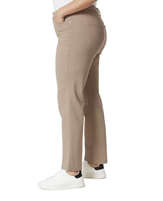 Gloria Vanderbilt Women's Amanda Supreme Stretch Tapered Leg Jeans Hazelnut