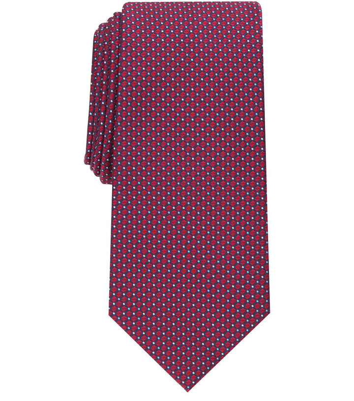 Club Room Men's Classic Neat Tie Red One Size
