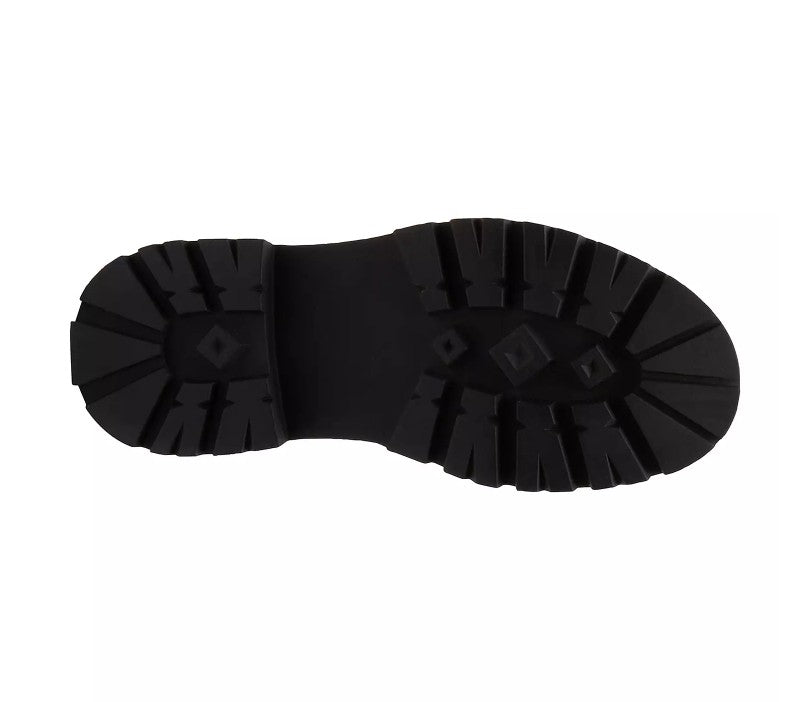 Madden Girl Women's Crow Lug-Sole Knee High Boots Black Size 7.5