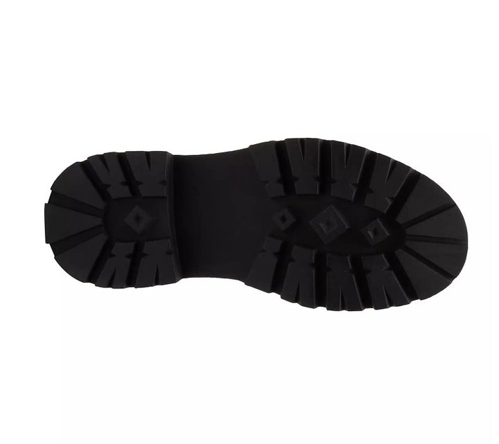 Madden Girl Women's Crow Lug-Sole Knee High Boots Black Size 7.5