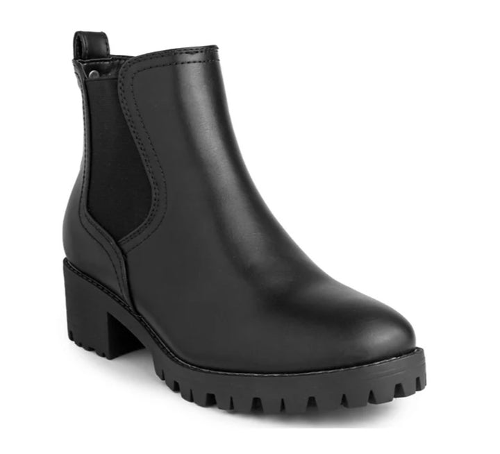 Sugar Women's Pull-on Kelce Ankle Boots Black Smooth Gore Size 7 M