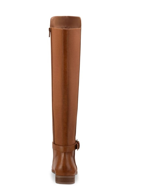 Style & Co. Women's Kimmball Over-The-Knee Boots Dark Brown-Tan Smooth