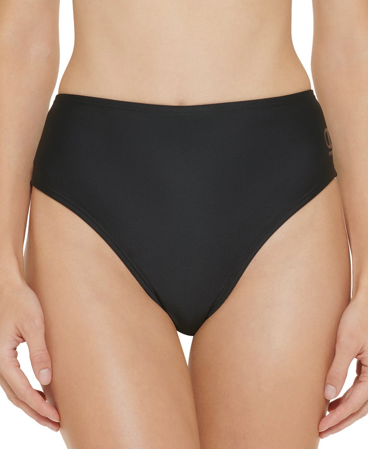 DKNY Women's High-Cut Bikini Swim Bottom Black Size XS