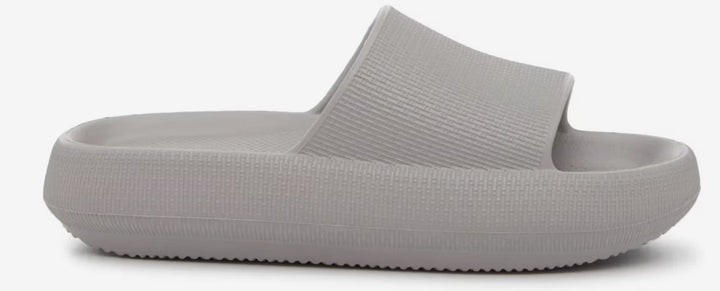 Madden Men's Foam Cushioned Footbed Jumpin Slide Sandals Grey Size 10