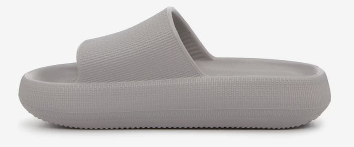 Madden Men's Foam Cushioned Footbed Jumpin Slide Sandals Grey Size 10