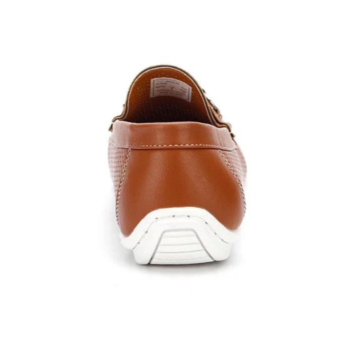 Aston Marc Men's Perforated Classic Driving Shoes Tan Size 8.5 M