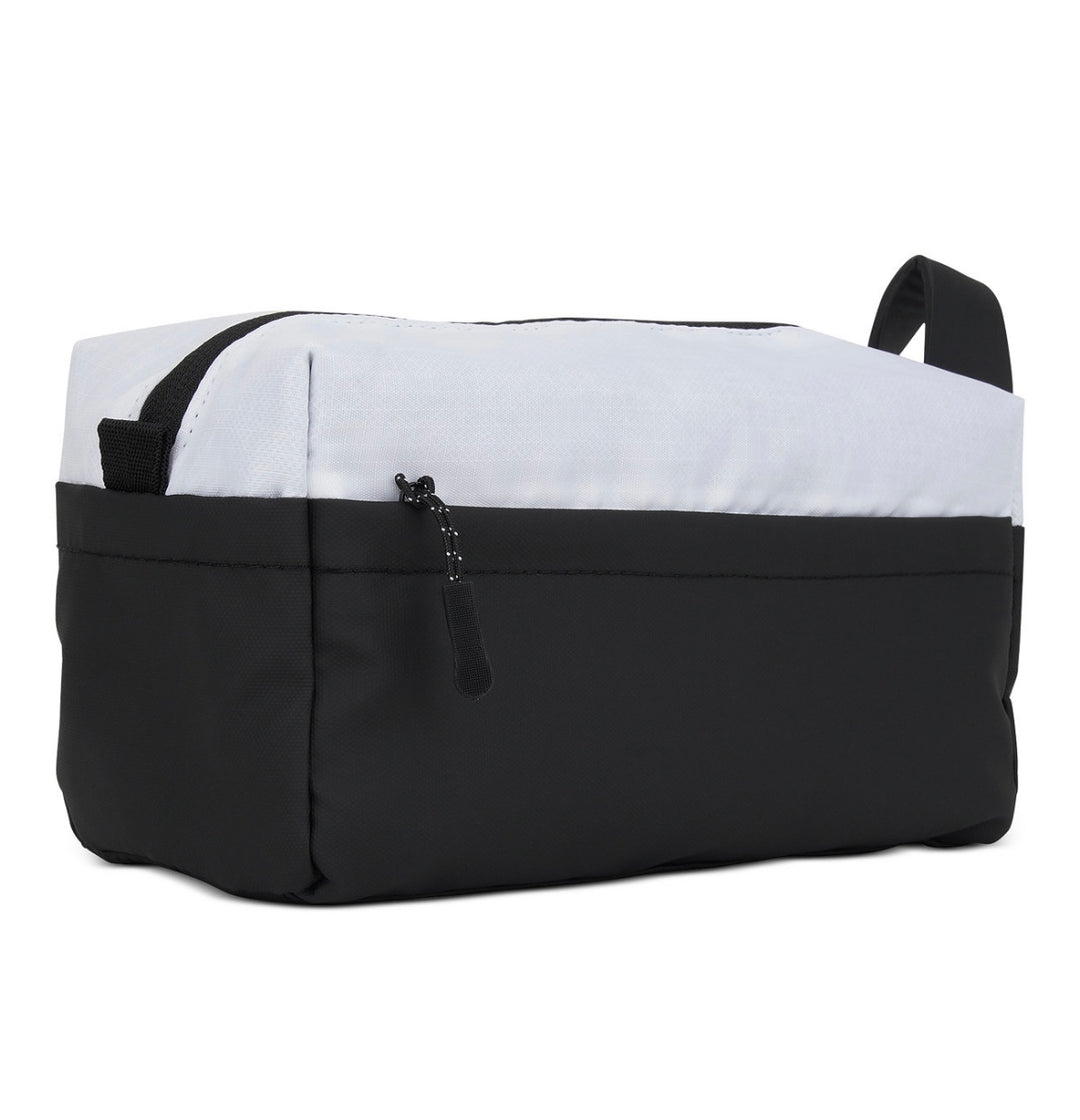 Bespoke Men's Water Resistant Colorblocked Rip-Stop Travel Bag White/Black