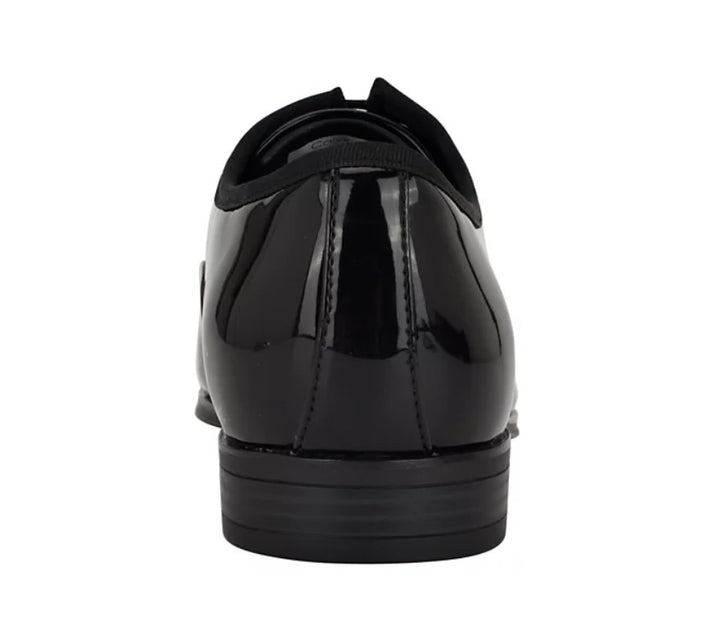 Calvin Klein Men's Cardiff Round Toe Dress Loafer Black Patent Size 13