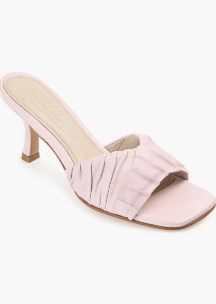 Journee Collection Women's Juliette Faux Leather Dressy Heels Pink Size 8.5