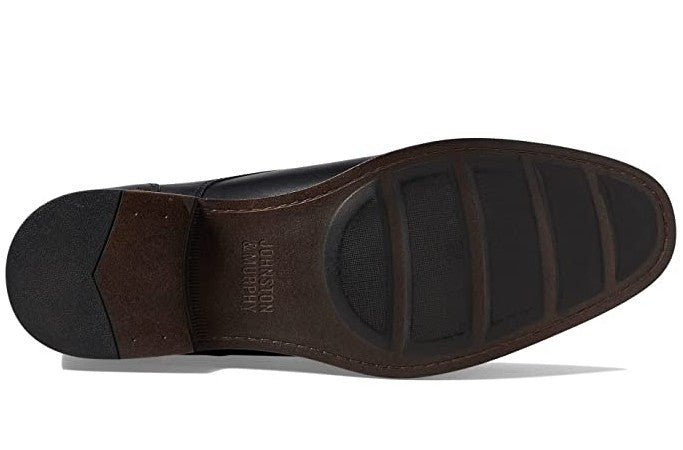 Johnston & Murphy Men's Lewis Plain Toe Dress Shoe Black Size 8 M