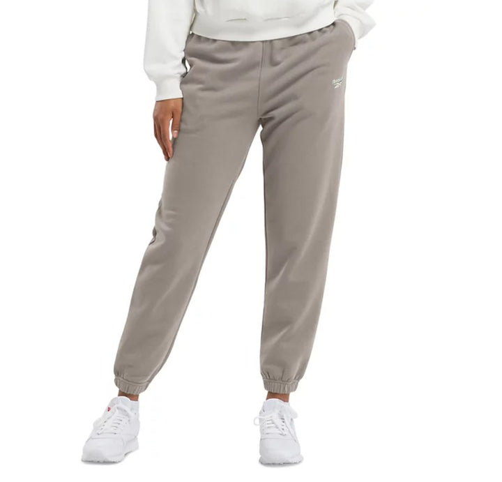 Reebok Women's Fleece Jogger Sweatpants Moonstone Size L