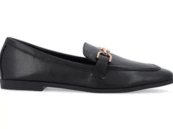 Journee Collection Women's Mizza Slip-On Loafers Flats Black Size 11