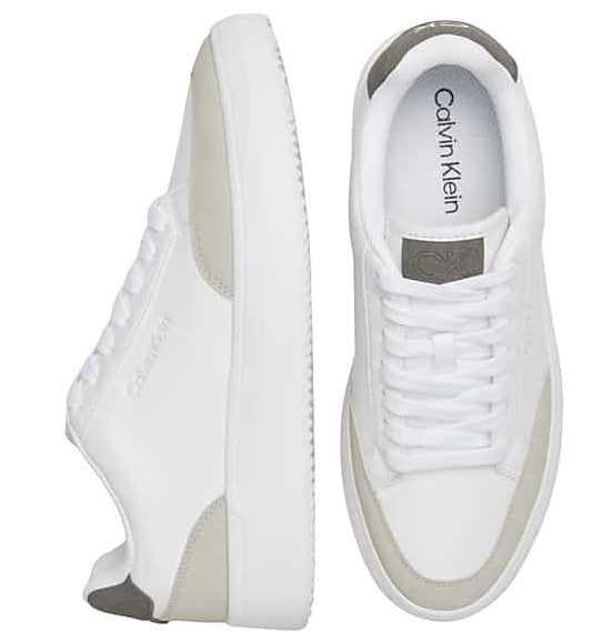 Calvin Klein Men's Blaven Sneakers Shoes Light Grey Size 11.5