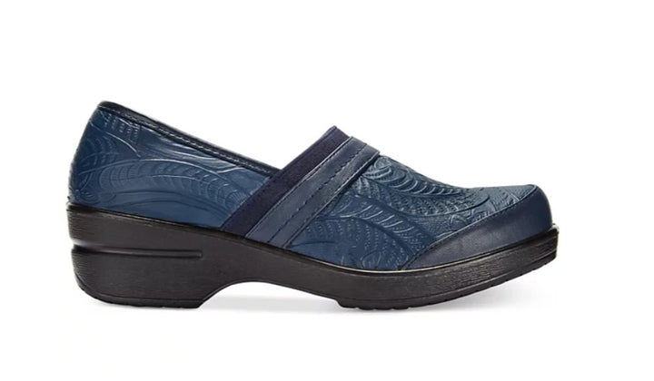 Easy Street Women's Round Toe Slip On Origin Clogs Navy Size 6 1/2