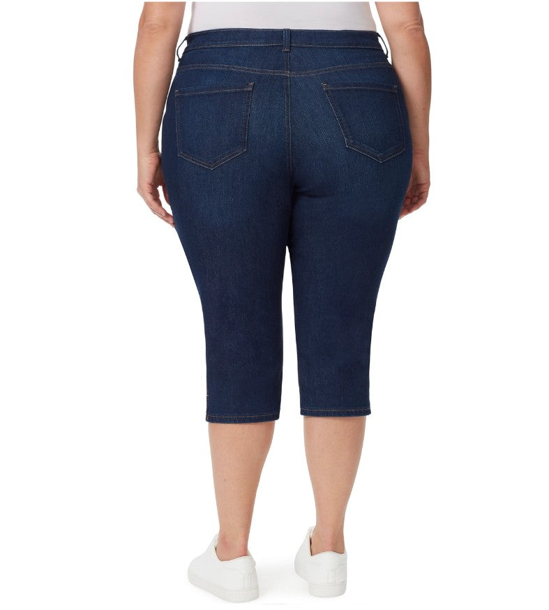 Gloria Vanderbilt Women's Amanda Capri Jeans Madison Plus Size 16W