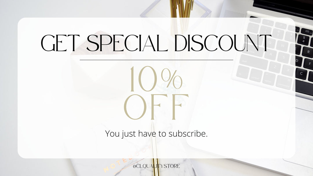 10% Off You just have to subscribe