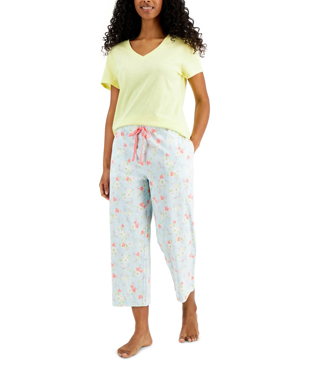 Charter Club Women's Short Sleeve Everyday Cotton V-Neck Pajama T-Shirt