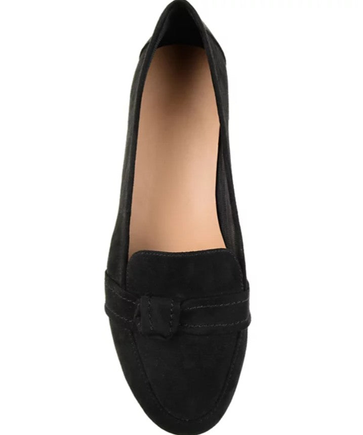 Journee Collection Women's Marci Slip On Flats Black Size 7 1/2