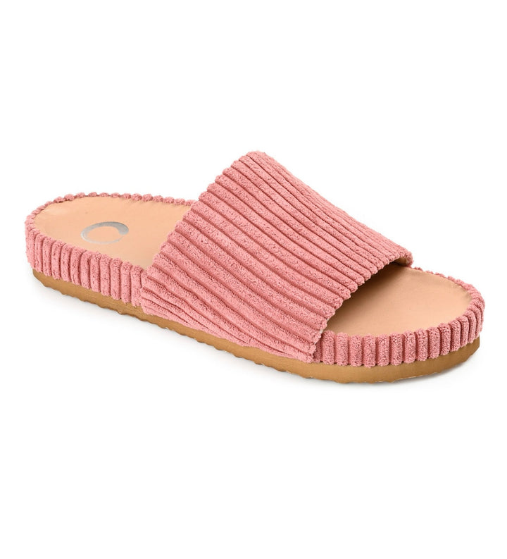 Journee Collection Women's Aveline Slide Slippers Clay Size 10