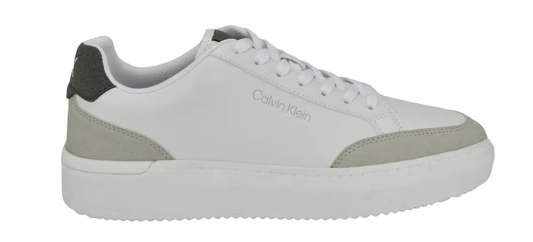 Calvin Klein Men's Blaven Sneakers Shoes Light Grey Size 11.5