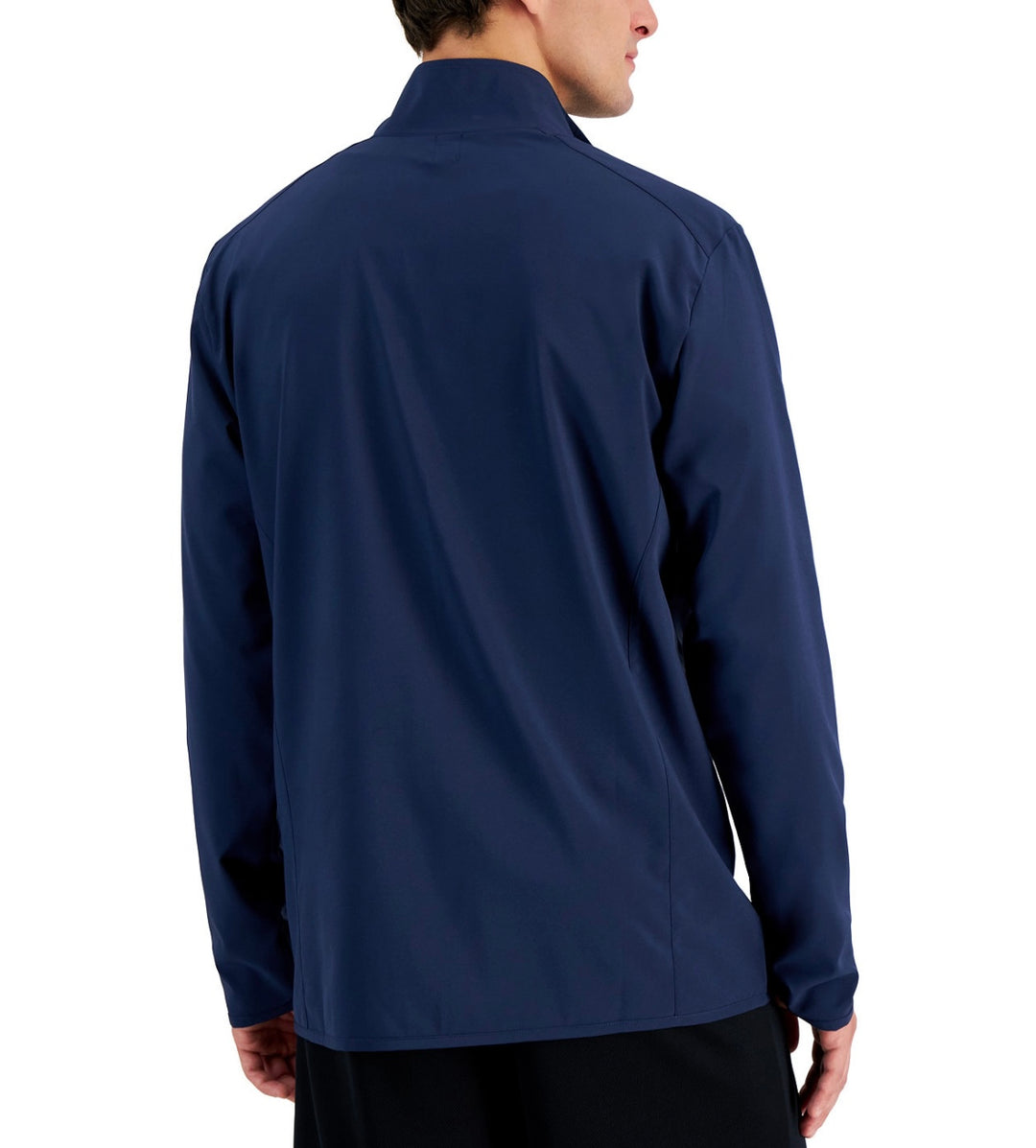 ID Ideology Men's Regular-Fit Moisture-Wicking Knit Jacket Navy Size M