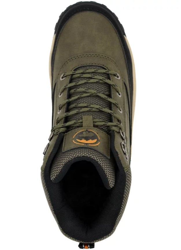 Polar Range Men's Cushioned Comfort Lace-up Closure Lundar Boot Olive-Wheat