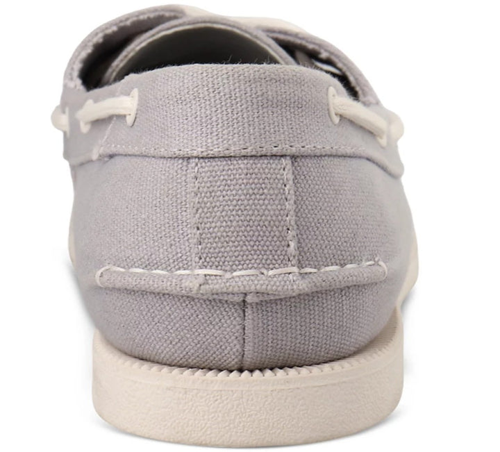 Club Room Men's Elliot Lace-Up Boat Shoes Grey Size 8