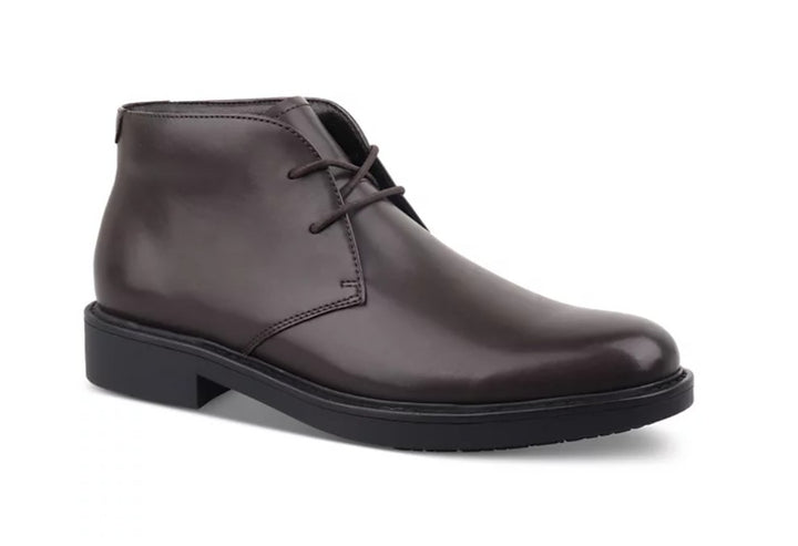 Alfani Men's Memory Foam Zane Lace-Up Chukka Boots Brown Size 7M