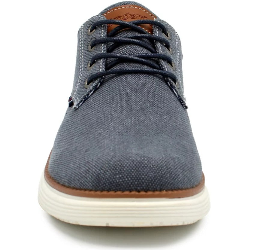 Akademiks Men's Dayton Chambray Casual Shoes Navy Size 9