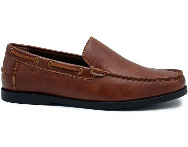 Aston Marc Men's Abrams Slip-on Comfort Loafers Shoes Tan Size 12